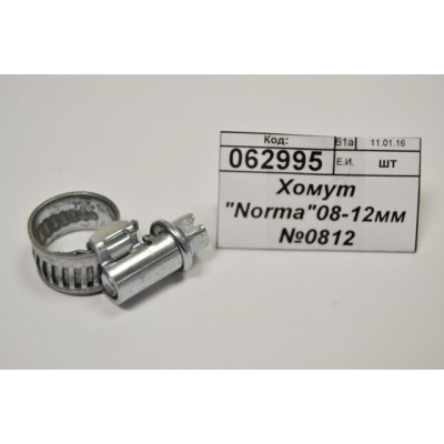 Хомут "Norma"08-12мм №0812 *100 Хомут "Norma"08-12мм №0812 *100