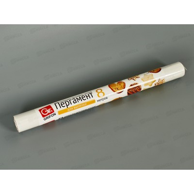 Пергамент для выпечки Grifon 380мм*8м в пленке.101-301*48