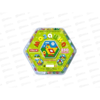 Мозаика (диаметр 13мм/ 250шт) шестигранная 01020 *15 Мозаика (диаметр 13мм/ 250шт) шестигранная 01020 *15