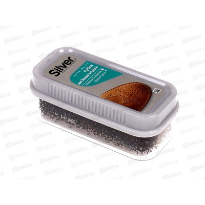 СИЛЬВЕР губка чистящая для нубука/замши *6/48 СИЛЬВЕР губка чистящая для нубука/замши *6/48
