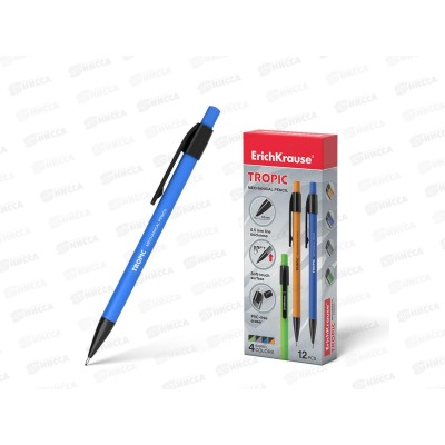 Карандаш автоматический EK 0.5мм, Tropic, ассортимент., 20338 *12/144 Карандаш автоматический EK 0.5мм, Tropic, ассортимент., 20338 *12/144