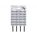 DORCO TG-708 одноразовые станки на дисплее 24 штуки с фиксирующей головкой с 2 лезвия увлажняющей полоской*240