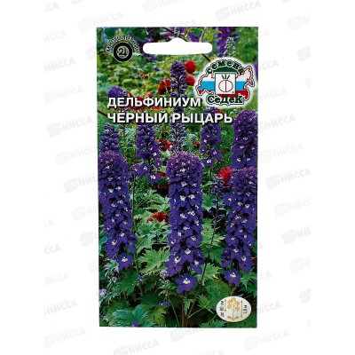 Дельфиниум Черный рыцарь (многолетний,темно-синий) (Евро, 0,1) СеДек *10 +