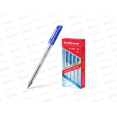 Ручка шариковая EK13873 ULTRA L-10, синяя, 0.6мм *12/144/1728 Ручка шариковая EK13873 ULTRA L-10, синяя, 0.6мм *12/144/1728