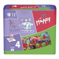 Подгузники БЕЛЛА Happy Макси+ 12шт (9-20кг) 4 *12