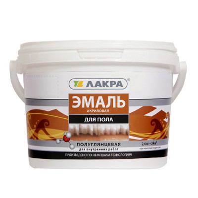 ЭМАЛЬ Лакра акриловая для пола Бежевая 2,4кг до 07.25 Л