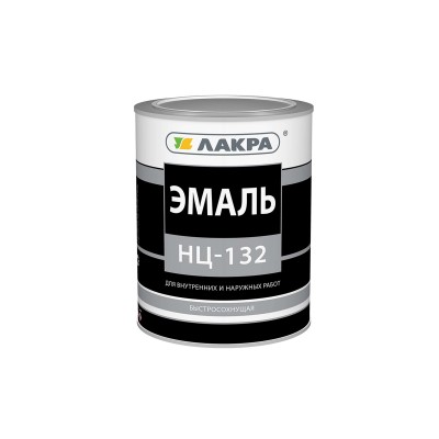 ЭМАЛЬ ЛАКРА НЦ-132 Белая 0,7кг Л *14 ЭМАЛЬ ЛАКРА НЦ-132 Белая 0,7кг Л *14