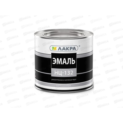 ЭМАЛЬ ЛАКРА НЦ-132 Серая 1,7кг до 07.25 *6