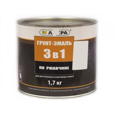 Грунт-эмаль 3в1 Голубой глянец 1,7кг  Л СРОК ДО 05.26