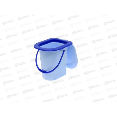 Ведро-туалет 18л голубой *10 М1316 Ведро-туалет 18л голубой *10 М1316