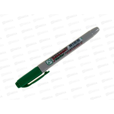 Маркер CROWN перманентный зеленый, P-505-F *12 Маркер CROWN перманентный зеленый, P-505-F *12