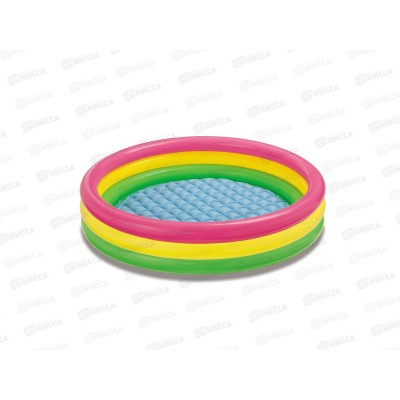 Бассейн 57422 (147х33см) Радуга 3-х секционный. надувное дно INTEX *6 Бассейн 57422 (147х33см) Радуга 3-х секционный. надувное дно INTEX *6