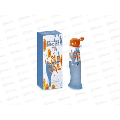 Moschino I Love Love, туалетная вода 30мл женская М Moschino I Love Love, туалетная вода 30мл женская М