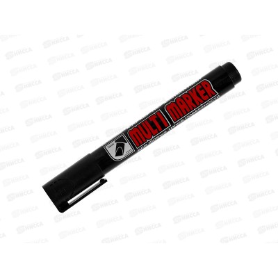 Маркер CROWN Multi marker, скошенный , черный, CPM-800 CH *12/720