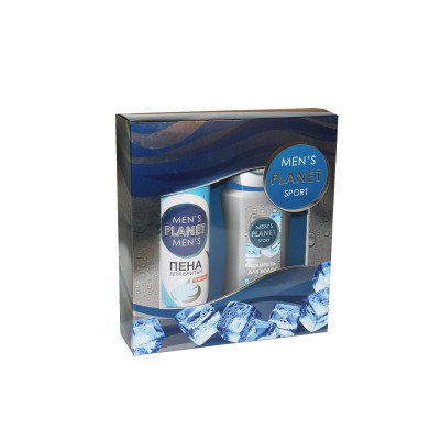 Men&quots Planet Sport подарочный набор (шампунь 250мл + пена для бритья 200мл) мужской *7