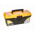 Ящик для инструментов с секциями ТИТАН 13 черный с желтым М2934 *12 Ящик для инструментов с секциями ТИТАН 13 черный с желтым М2934 *12