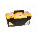 Ящик для инструментов с секциями ТИТАН 16 черный с желтым М2935 *4 Ящик для инструментов с секциями ТИТАН 16 черный с желтым М2935 *4