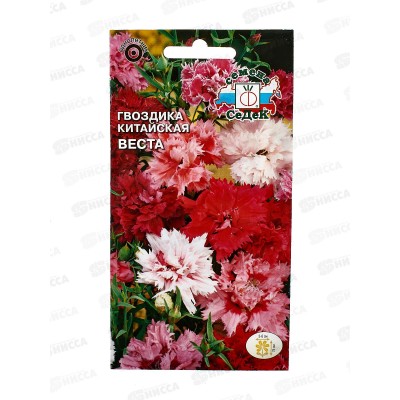 Гвоздика Веста (вид китайская, смесь цветов) (Евро 0,25) СеДек +