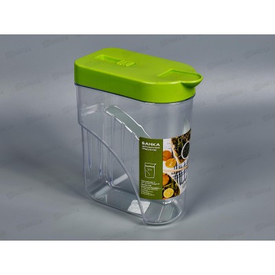 Банка 1,0л для сыпучих продуктов овальная  252С *32