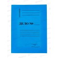 Скоросшиватель картонный цветной ЛХ синий, мелованный (5С2-2444) *100