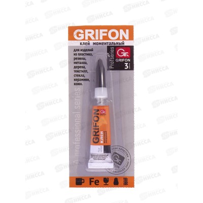 Клей моментальный GRIFON 3г 010-001 *12/288