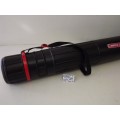 Тубус СТАММ телеск., D85мм, L630-1100мм, на ремне, черн., ПТ11 *12