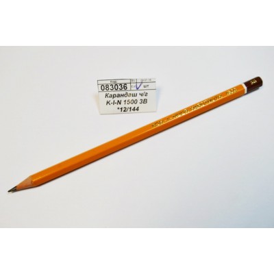 Карандаш чернографитный  K-I-N 1500 3B *12/144