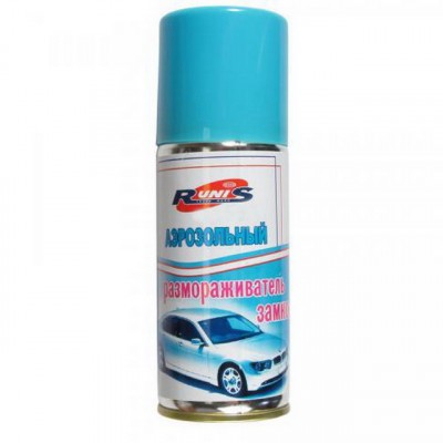 Размораживатель замков RUNIS металл аэрозоль 140мл *36 Размораживатель замков RUNIS металл аэрозоль 140мл *36