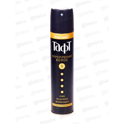 Тафт POWER Лак для волос 225мл невидимый мега-фикс *12