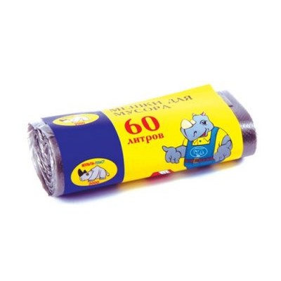 Мешки для мусора 60л 30шт 8мкм МП *30