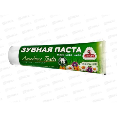 ЗНАХАРЬ зубная паста Лечебные травы 100грамм.  *24  0216