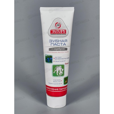 ЗНАХАРЬ зубная паста Укрепление пародонта 100грамм  *24  0217