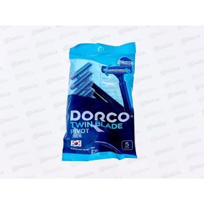 DORCO TD-702 одноразовые станки 5 штук 2 лезвия плавающая головка *20/320
