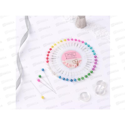 Булавочница (40шт) цветная 600389 *12