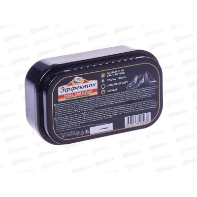 ЭФФЕКТОН Губка для обуви Мгновенный блеск черная*12/96 ЭФФЕКТОН Губка для обуви Мгновенный блеск черная*12/96