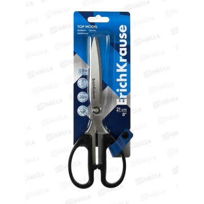 Ножницы ERICH KRAUSE 14856 210мм Top Model, черн.*12/240