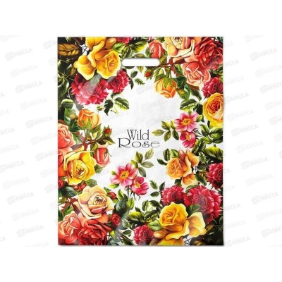 Пакет пробивной 40*50 Дикая роза *50/500 Пакет пробивной 40*50 Дикая роза *50/500