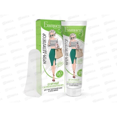 БАТИСТ крем-депилятор Огуречный 100мл *12 БАТИСТ крем-депилятор Огуречный 100мл *12