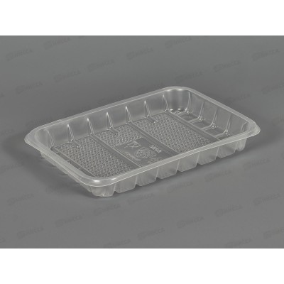 Лоток одноразовый 0,5кг прозрачный *50/2200