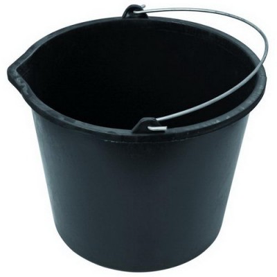 Ведро строительное 20л мерная шкала, черное 0602220 *240 Ведро строительное 20л мерная шкала, черное 0602220 *240