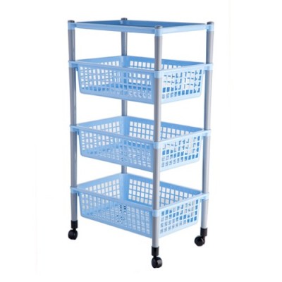 Контейнер для овощей 4-х секций (на колесах,лоток 10л) С944 *2