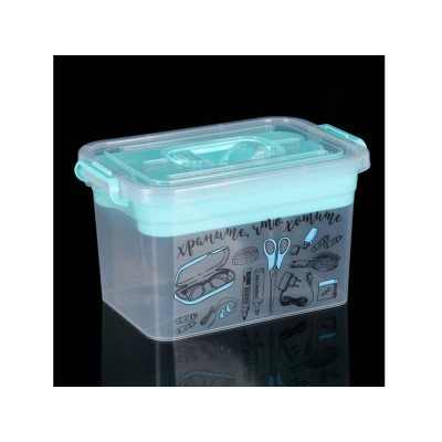 Контейнер "ВАЖНЫЕ МЕЛОЧИ"для хранения 6,5л с вкладышем 310*200*180 С80902 *6 Контейнер "ВАЖНЫЕ МЕЛОЧИ"для хранения 6,5л с вкладышем 310*200*180 С80902 *6