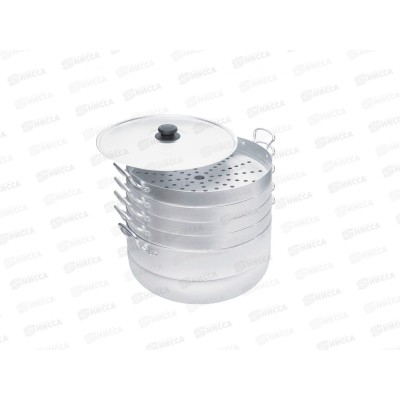 Мантоварка 13,0л с 4 сетками алюминиевая 18134 Мантоварка 13,0л с 4 сетками алюминиевая 18134