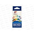 Мелки восковые ЛУЧ Классика 6 цветов круглые, картонная упаковка, 12с860-08 *58