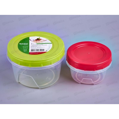 Банки 2шт 0,3л+0,7л с закручивающейся крышкой С43102 *27 Банки 2шт 0,3л+0,7л с закручивающейся крышкой С43102 *27