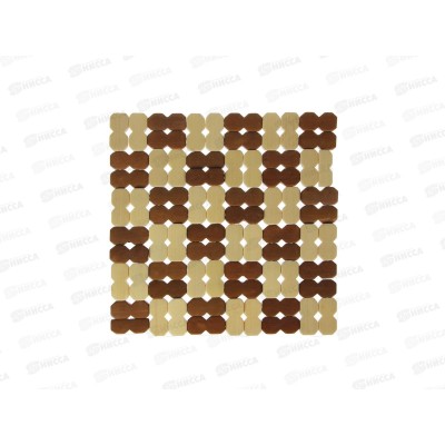 Подставка под горячее бамбуковая  &quotКлетка&quot 20*20см GD007-3  888-028 г