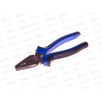 Плоскогубцы двухкомпонентная рукоятка. 180мм  3501002  *6/60