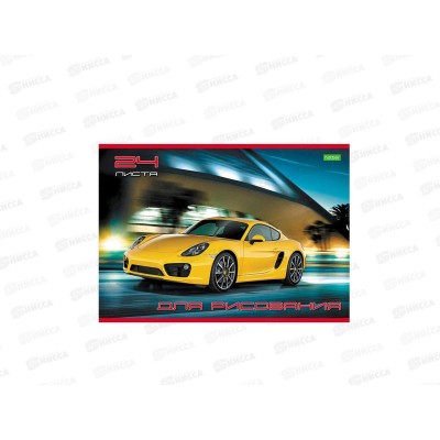 Альбом для рисования 24 листа Hatber Мотошоу, мелованный *11/55 Альбом для рисования 24 листа Hatber Мотошоу, мелованный *11/55