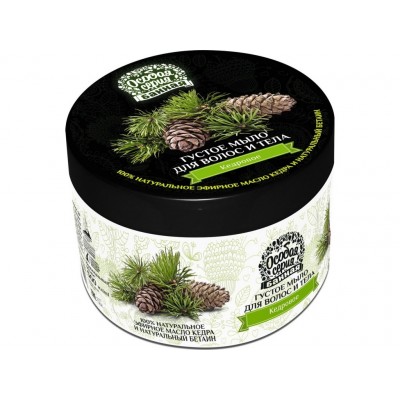 ОСОБАЯ СЕРИЯ густое мыло для волос и тела КЕДРОВОЕ 500мл *6