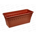 Ящик для растений Колывань терракотовый 40см с поддоном С183Т*10 Ящик для растений Колывань терракотовый 40см с поддоном С183Т*10